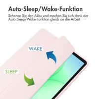 imoshion Trifold Hardcase Klapphülle Samsung Galaxy Tab A11 / A9 8.7 Zoll - Rosa