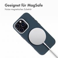 Accezz Mesh Backcover mit MagSafe Apple iPhone 16 Pro - Dunkelblau
