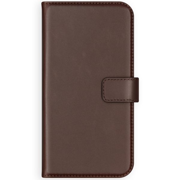 Selencia Echtleder Klapphülle Samsung Galaxy A42 - Braun