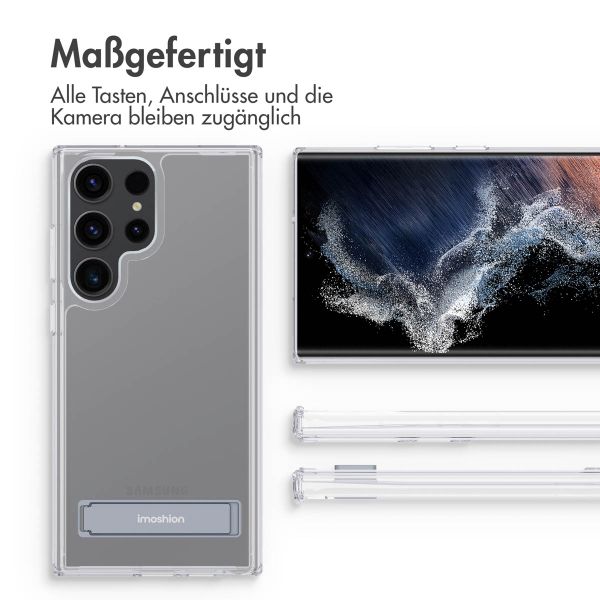 imoshion Back Cover mit Ständer Samsung Galaxy S23 Ultra - Transparent