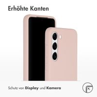 Accezz Liquid Silikoncase Samsung Galaxy S23 - Rosa