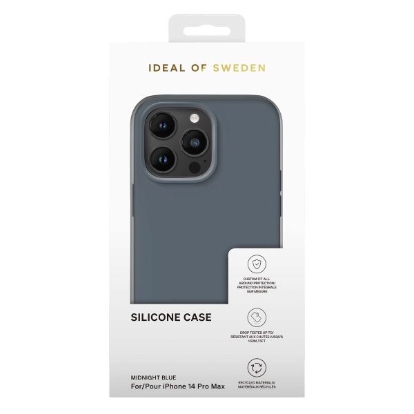 iDeal of Sweden Silikon Case für das iPhone 14 Pro Max - Midnight Blue