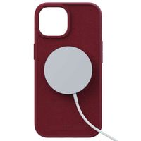 Njorð Collections Wildleder Comfort+ Case MagSafe für das iPhone 15 - Red