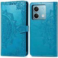 imoshion Mandala Klapphülle für das Xiaomi Redmi Note 13 (5G) - Türkis