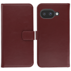 Selencia Echtleder Klapphülle Google Pixel 9A - Burgundy