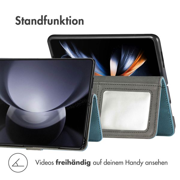 imoshion Luxuriöse Klapphülle Samsung Galaxy Z Fold 6 - Hellblau