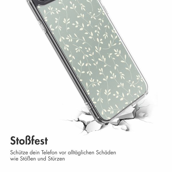 imoshion Design Hülle Apple iPhone SE (2022 / 2020) / 8 / 7 - Smoke Green Flowers