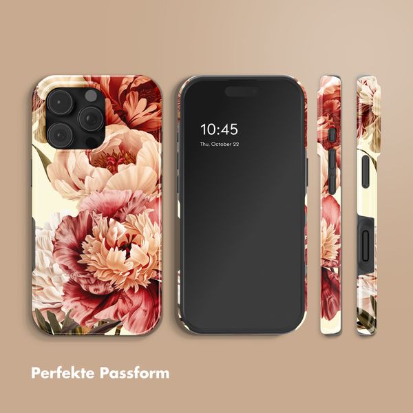 Selencia Vivid Back Cover Apple iPhone 16 Pro - Vintage Peony