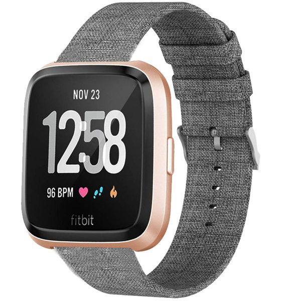 imoshion Nylon-Armband Fitbit Versa 2 / Versa Lite - Grau