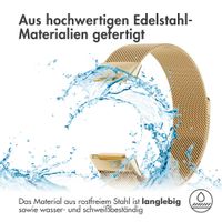 imoshion Mailändische Magnetarmband für das Fitbit Charge 5 / Charge 6 - Größe M - Gold