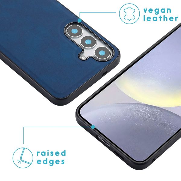 imoshion Entfernbare 2-1 Luxus Klapphülle Samsung Galaxy S25 Plus - Blau