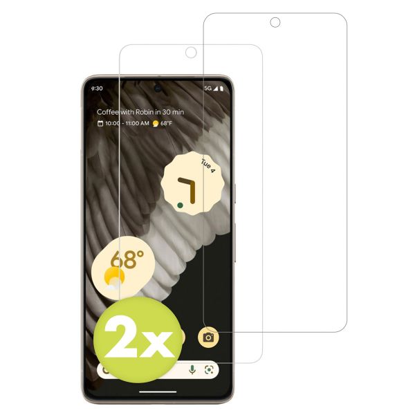 Accezz Displayschutz 2er-pack aus gehärtetem Glas Google Pixel 8 Pro
