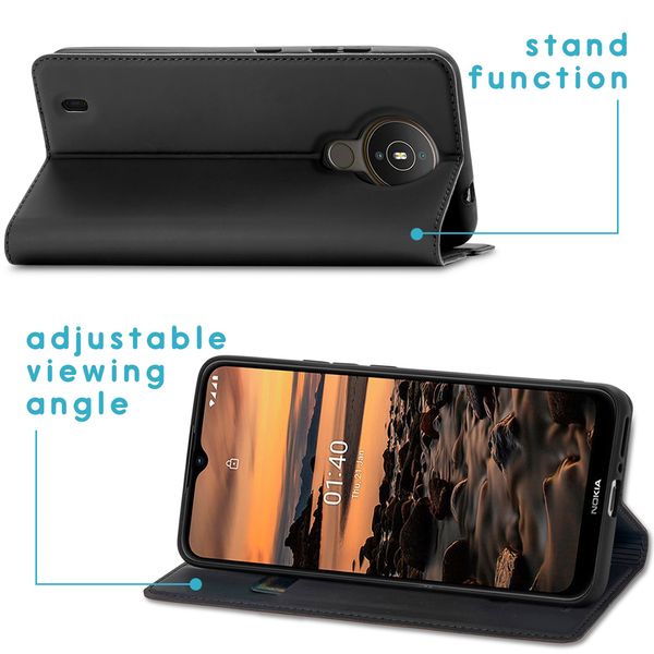 imoshion Slim Folio Klapphülle Nokia 1.4 - Schwarz