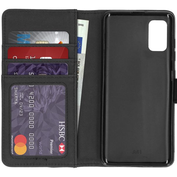 imoshion Luxuriöse Klapphülle Samsung Galaxy A41 - Schwarz