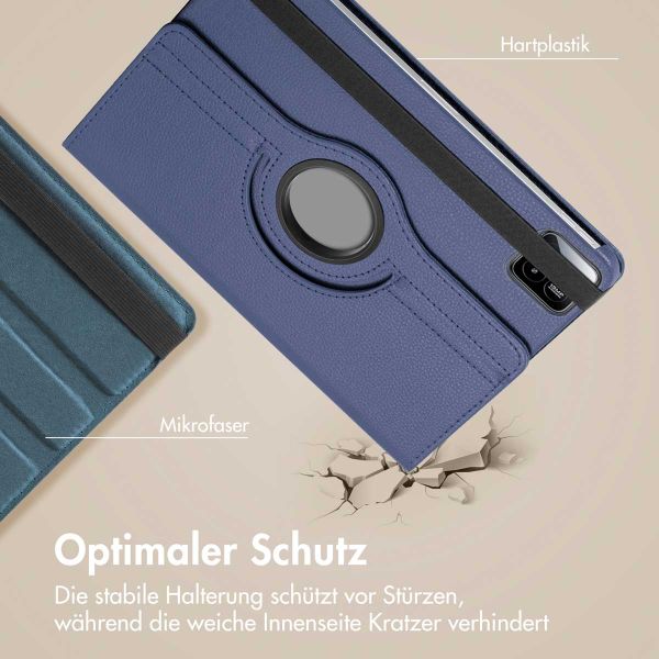 imoshion 360° drehbare Klapphülle Xiaomi Pad 7 / 7 Pro - Dunkelblau