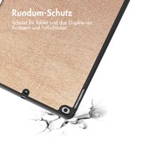 imoshion Trifold Klapphülle Apple iPad 6 (2018) 9.7 Zoll / iPad 5 (2017) 9.7 Zoll / Air 2 (2014)/Air 1 (2013) - Rosé gold