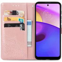 imoshion Mandala Klapphülle für das Motorola Moto E30 / E40 - Rose Gold