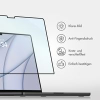 Accezz Gehärtetem Glas Displayschutzfolie Apple MacBook Air 13 Zoll (2022 / 2024 M3 chip / 2025 M4 chip)