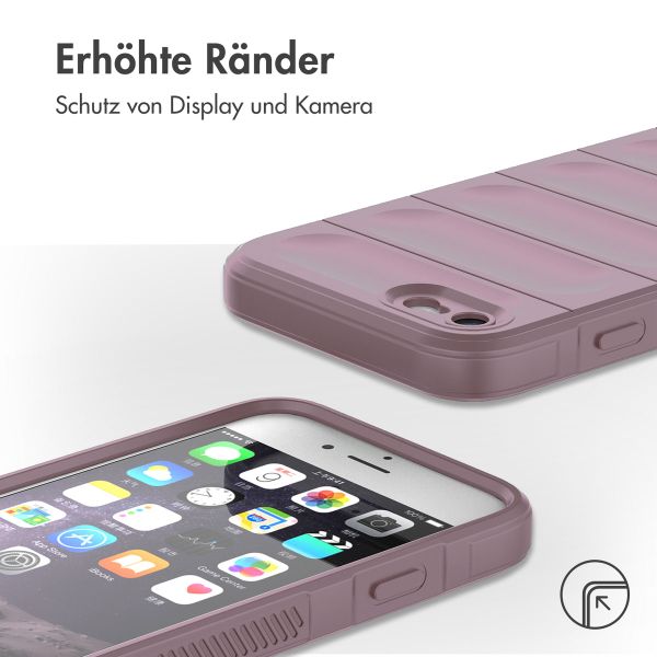 imoshion EasyGrip Back Cover für das iPhone SE (2022 / 2020) / 8 / 7 - Violett