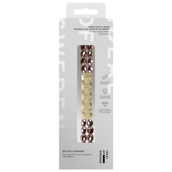 iDeal of Sweden Beaded Watch Band für Apple Watch | 38/40/41/42 mm - Salted Caramel Pearl
