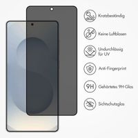 Accezz Privacy Displayschutz aus gehärtetem Glas Samsung Galaxy S25 Edge