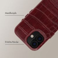 Selencia Croco Backcover mit MagSafe Apple iPhone 17 - Burgundy