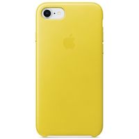 Apple Leder-Case iPhone SE (2022 / 2020) / 8 / 7 - Spring Yellow