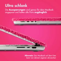 imoshion Teddy Hard Cover Apple MacBook Air 13 Zoll (2022 / 2024 M3 chip / 2025 M4 chip) - Hot Pink