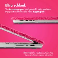 imoshion Teddy Hard Cover für das MacBook Pro 14 Zoll (2021 / 2023 M3 chip / 2024 M4 chip) - A2442 / A2779 / A2918 / A3112 / A3185 / A3401 - Hot Pink