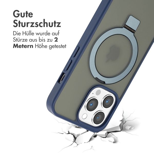 Accezz Ring Stand Backcover mit MagSafe Apple iPhone 13 Pro - Blau