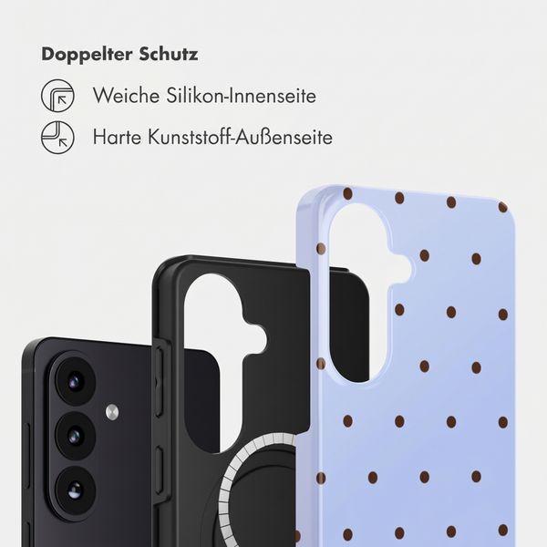 Selencia Vivid Rückabdeckung mit MagSafe Samsung Galaxy S26 - Happy Dots Digital Sky