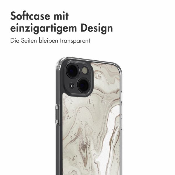 imoshion Design Hülle Apple iPhone 13 - Sandy Marble