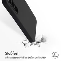 Accezz Liquid Silikoncase mit MagSafe für das Samsung Galaxy S24 FE - Schwarz