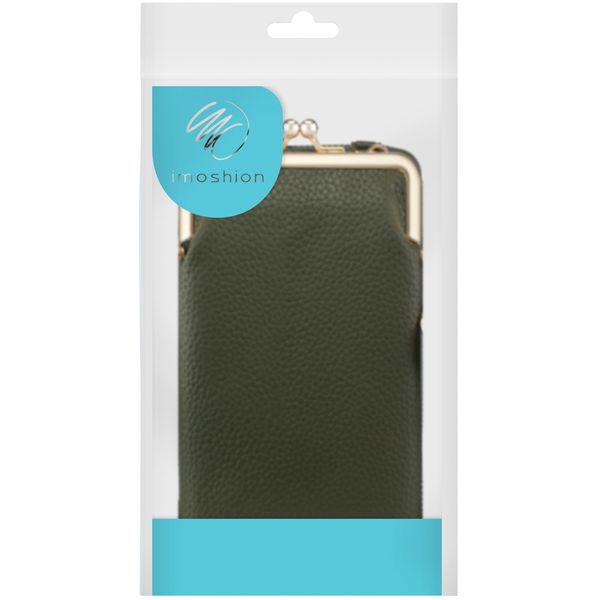 imoshion Vegane Leder-Handytasche Crossbody - Mintgrün