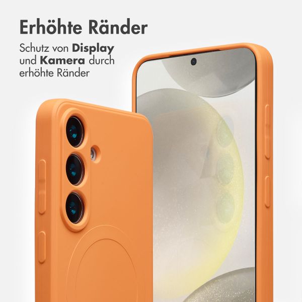 imoshion Color Back Cover mit MagSafe Samsung Galaxy S24 - Neon Orange