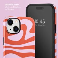 Selencia Vivid Back Cover Apple iPhone 14 - Dream Swirl Pink