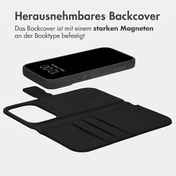 imoshion Herausnehmbare 2-in-1 Luxus-Bookcase Apple iPhone 18 Pro Max / 17 Pro Max - Schwarz