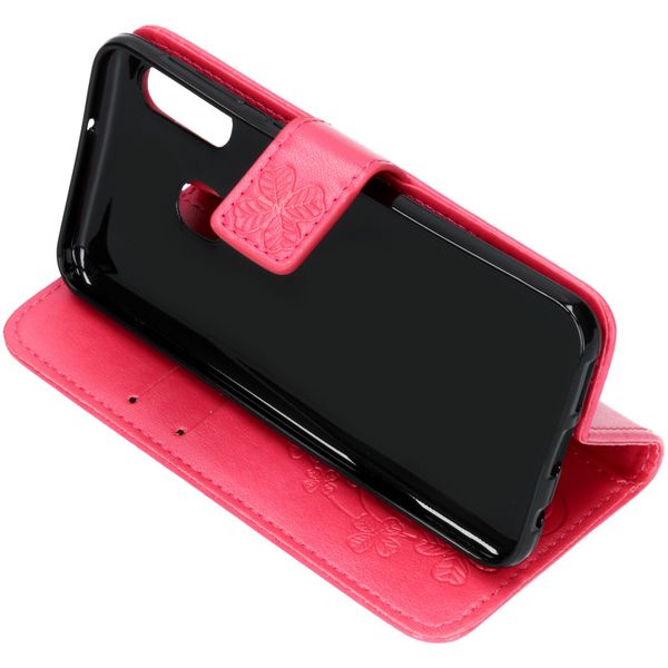 Kleeblumen Klapphülle Fuchsia Klapphülle Samsung Galaxy A20e