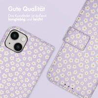 imoshion Design Klapphülle für das iPhone 14 - White Daisy