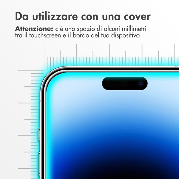 Accezz Screen Protector aus gehärtetem Glas Apple iPhone 15 / 15 Pro / 16