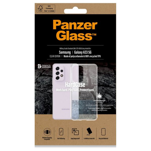 PanzerGlass ClearCase AntiBacterial für das Samsung Galaxy A33 - Transparent