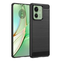 imoshion Brushed Back Cover Motorola Edge 40 - Schwarz