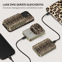 Burga Magnetische Powerbank 5.000 mAh - Geeignet für MagSafe und Qi2 - Player / Gold