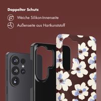 Selencia Vivid Back Cover Samsung Galaxy S26 Ultra - Choco Flower Pop