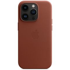 Apple Leder-Case MagSafe für das iPhone 14 Pro - Umber