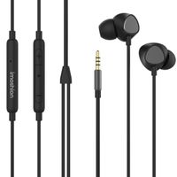 imoshion In-ear Kopfhörer - Kabelgebundene Kopfhörer - Mit AUX / 3,5 mm Klinkenanschluss - Schwarz