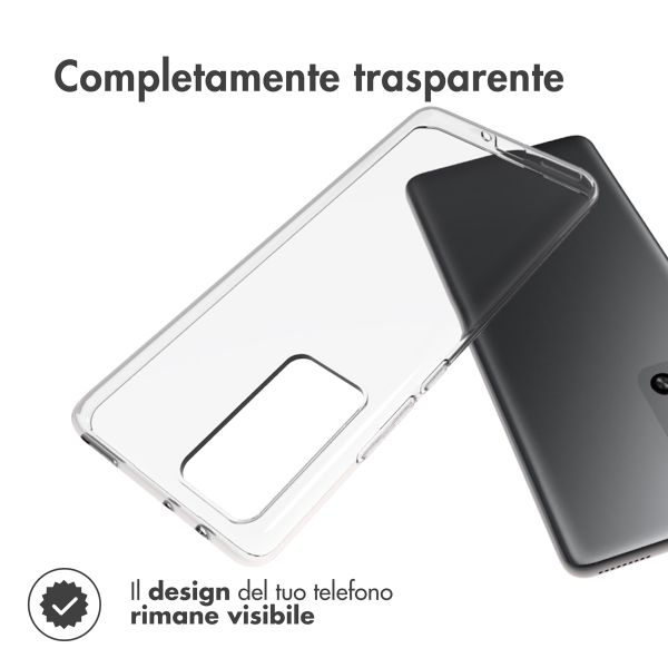 Accezz Clear TPU Backcover Xiaomi 12 Pro - Transparent