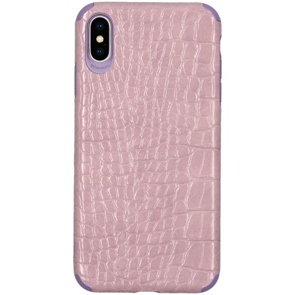 My Jewellery Croco Soft Case Back Cover iPhone Xs Max - Violett