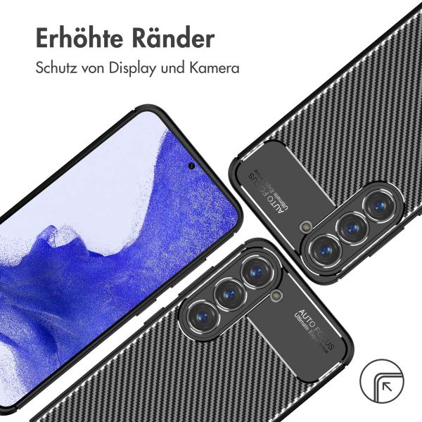 imoshion Carbon-Hülle für das Samsung Galaxy S23 Plus - Schwarz