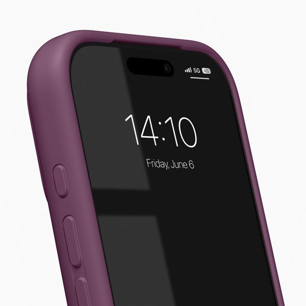 iDeal of Sweden Soft Swirl Silicone MagSafe Hülle Apple iPhone 17 Pro - Velvet Plum